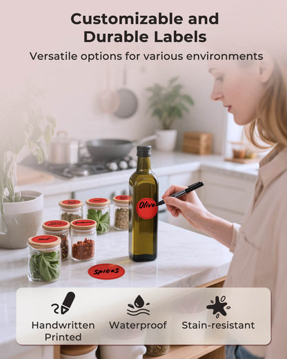 MUNBYN 2"x2" Generic Circle Series Thermal Labels (750/Roll)