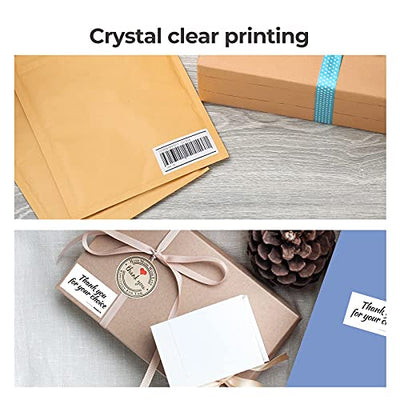 MUNBYN RealWriter 401AP 300DPI AirPrint Wireless Printer & Rectangle Labels Beauty Product Basic Kit