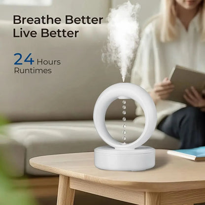 MUNBYN Anti-Gravity Water Drop Humidifier