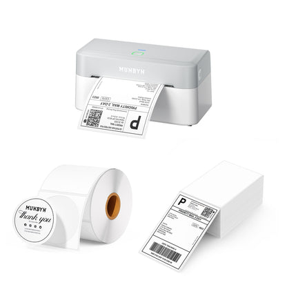 MUNBYN RealWriter 403B Bluetooth Thermal Label Printer Kit