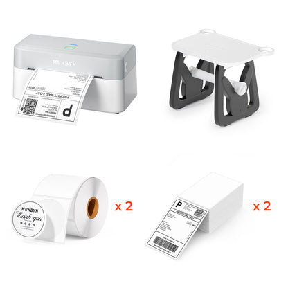 MUNBYN RealWriter 403B Bluetooth Thermal Label Printer Kit