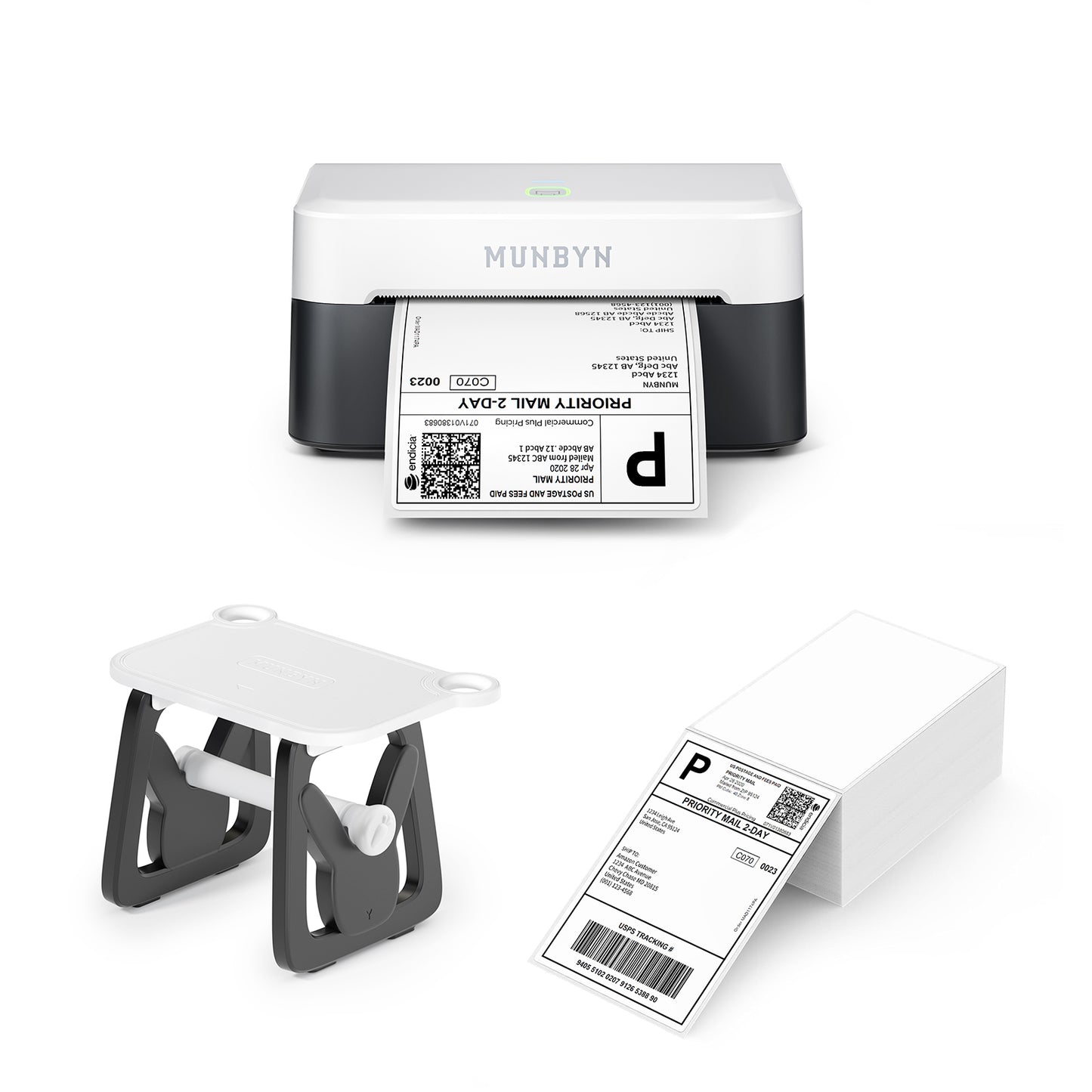 MUNBYN RealWriter 403B Bluetooth Thermal Label Printer Kit