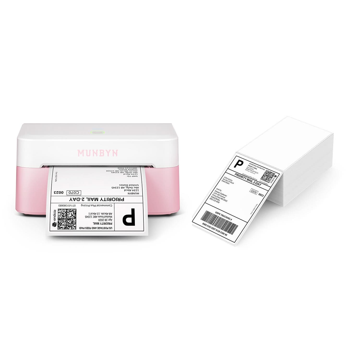 MUNBYN RW403B Bluetooth Thermal Label Printer