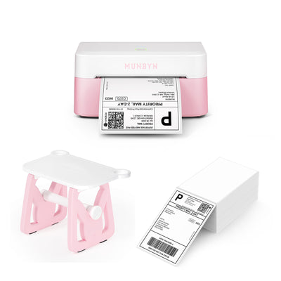 MUNBYN RW403B Bluetooth Thermal Label Printer Kit for Shipping and Product Labels
