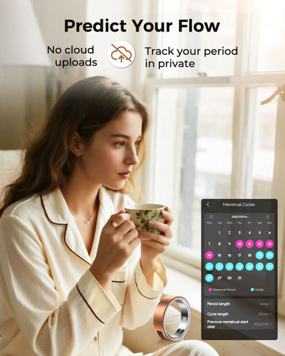 MUNBYN Smart Ring with Sleep and Health Tracking