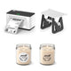 Printer + Circle Labels + Holder
