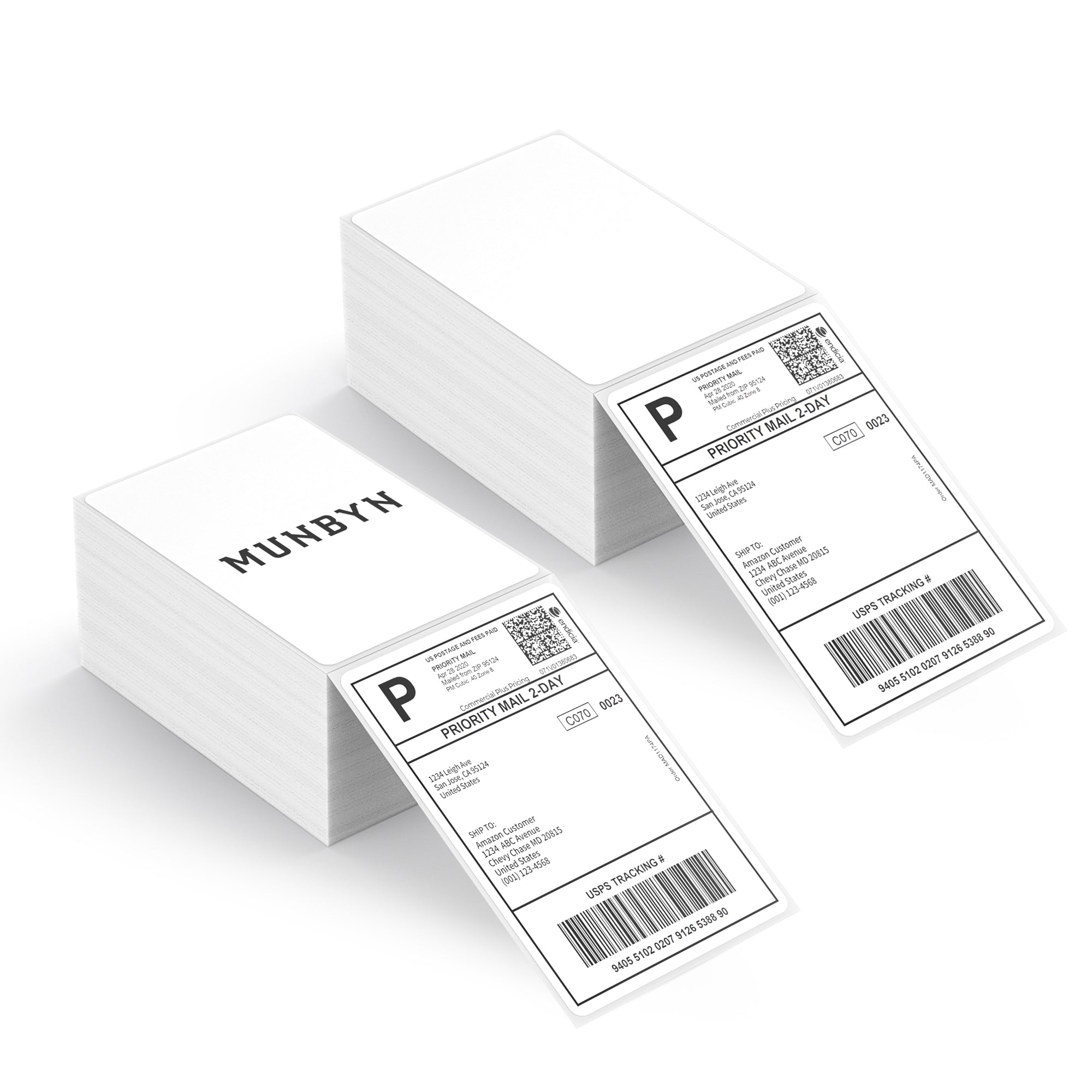 MUNBYN 4"x6" Thermal Shipping Labels Multi-Pack