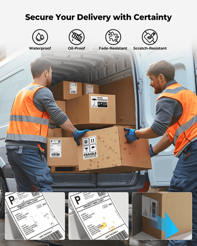 MUNBYN Shopify Starter Label Kit | Shipping & Branding Essentials Pack