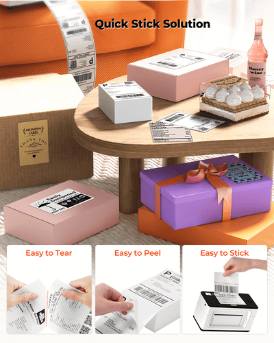 4" x 6" Fan-Fold Labels