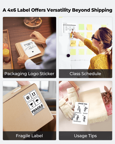 MUNBYN Handmade Packaging Label Kit | Custom Supply Bundle