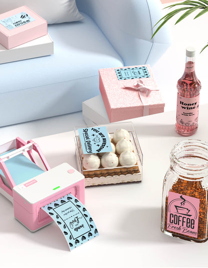 MUNBYN 4"x6" Fan-Fold Direct Thermal Shipping Labels (500/Stack)