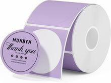 Lavender Purple Circle Labels