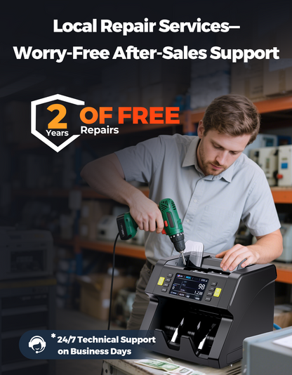 MUNBYN IMC21 Money Counter Machine Mixed Denomination