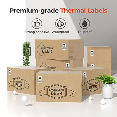 MUNBYN Shopify Starter Label Kit | Shipping & Branding Essentials Pack