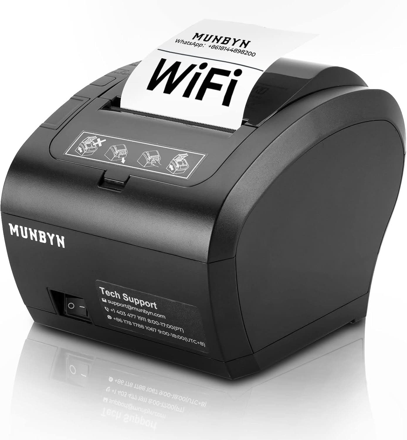 MUNBYN P047 WiFi Receipt Printer POS Printer MUNBYN Munbyn p047 wifi receipt printer pos printer munbyn