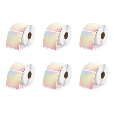 2" Rainbow Labels