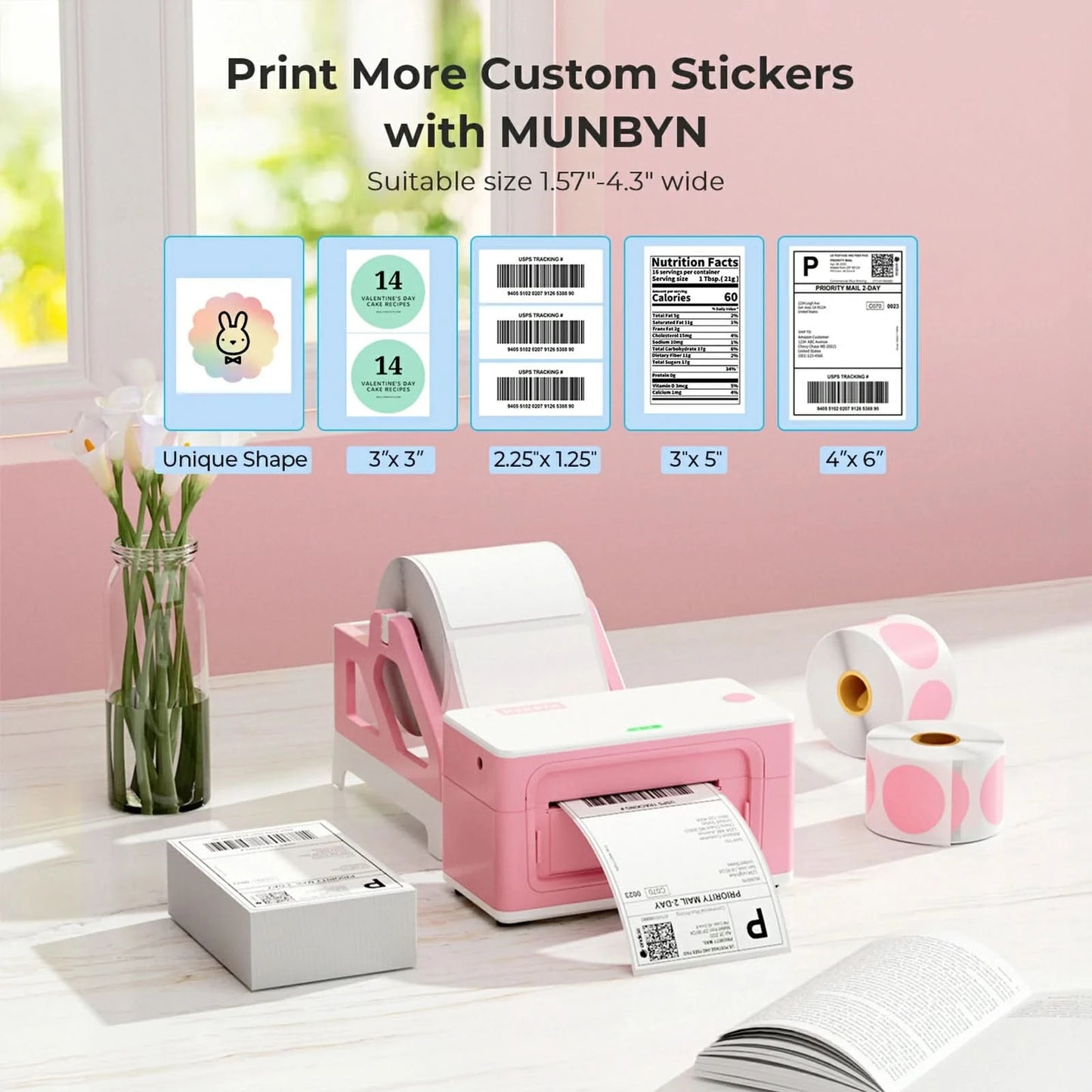 MUNBYN RealWriter P941B Bluetooth Thermal Printer MUNBYN munbyn-realwriter-p941b-bluetooth-thermal-printer-munbyn