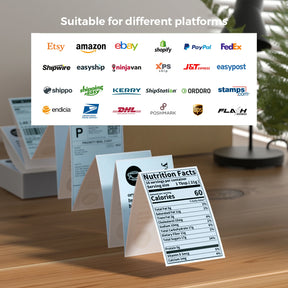 MUNBYN colored shipping labels are compatible with most shipping and selling platforms.