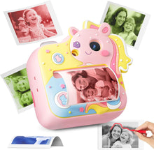 MUNBYN Kids Instant Print Camera 4-Color Thermal Printer