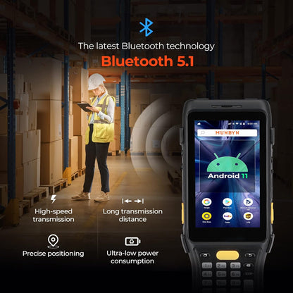 MUNBYN 088P Android 13 PDA with Zebra 4850 Scanner