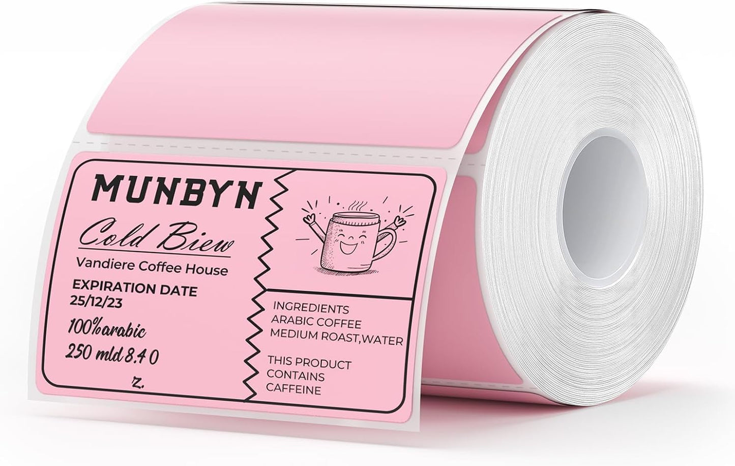 MUNBYN 3"x2" Generic Rectangle Series Thermal Labels (500/Roll)