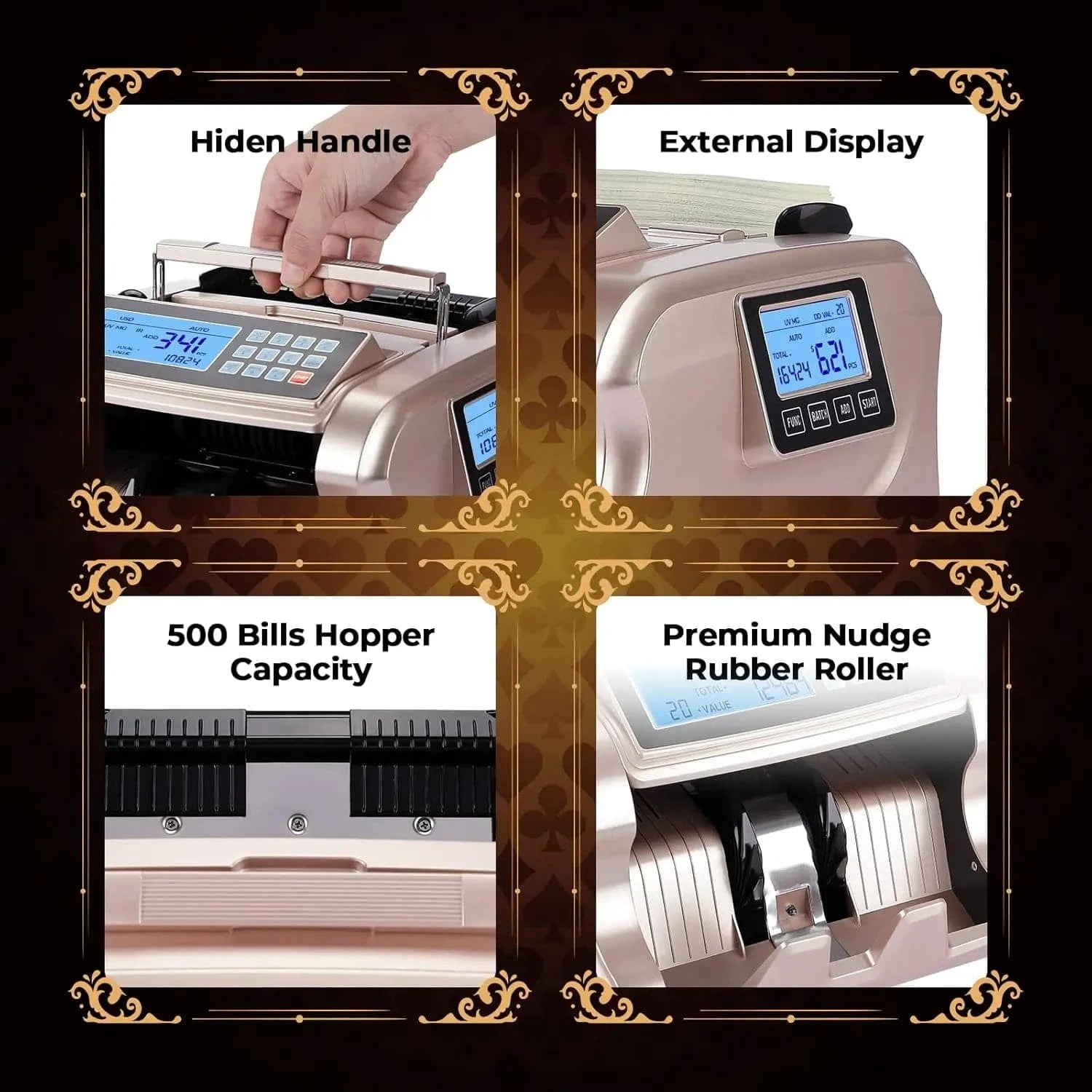 MUNBYN IMC06 Money Counter Machine with Batch Mode