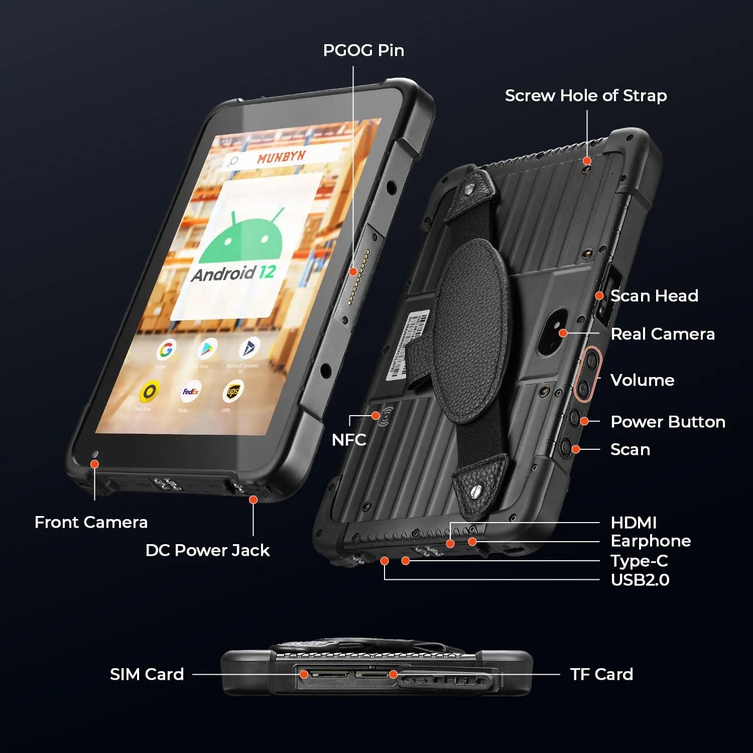 Android Scanner Tablet IRT01P Android Barcode Scanner Tablet