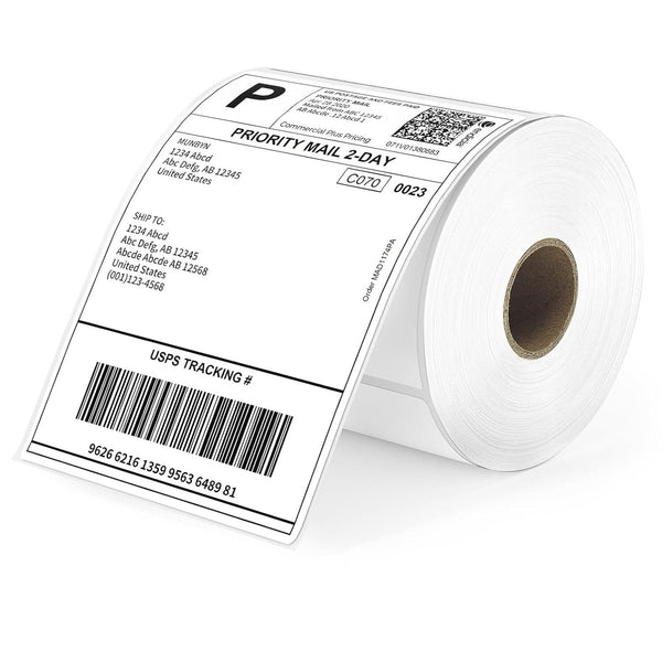 MUNBYN 4"x6" Five-Proof Technology Direct Thermal Shipping Labels (380/Roll)