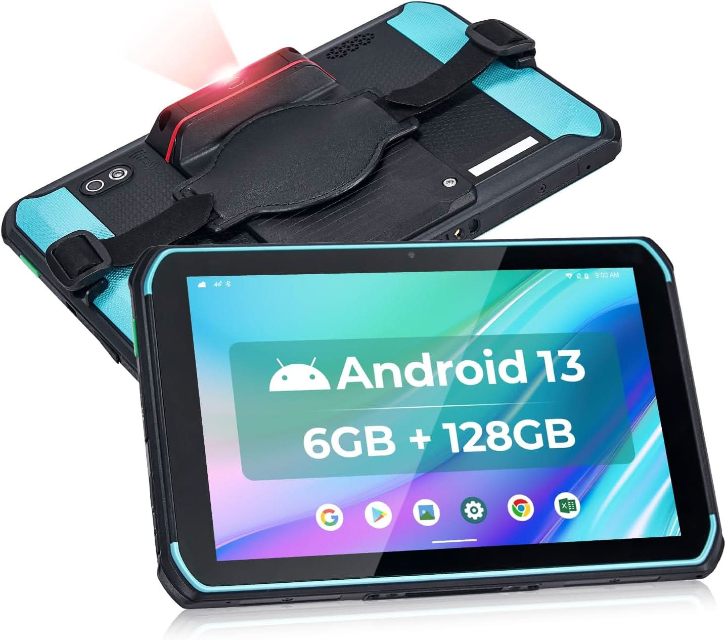 MUNBYN Android 13 Tablet Scanner 6GB+128GB