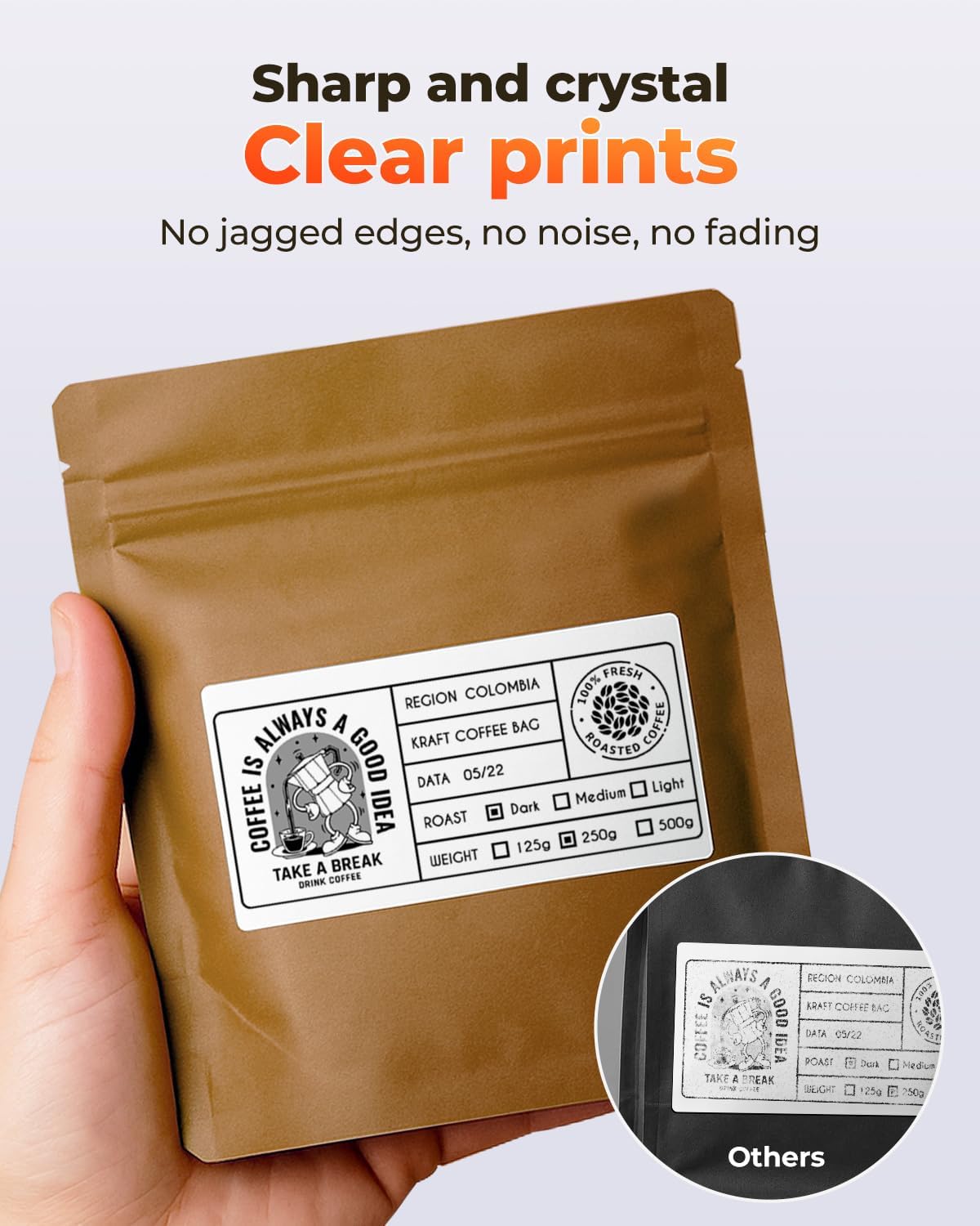 4" x 2"  Rectangle Labels