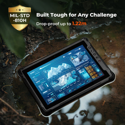 MUNBYN IRT12 Windows 11 Pro Wi-Fi 6 1000nit Rugged Windows Tablet