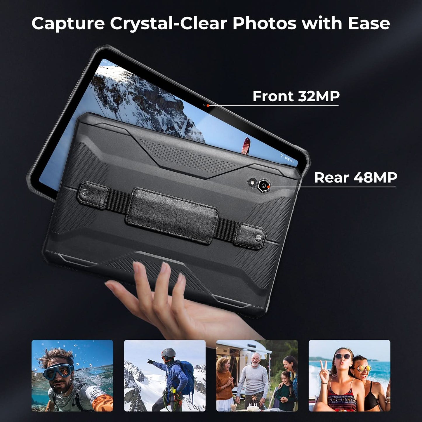 MUNBYN ILT02 Android 14 11-inch Rugged Tablet