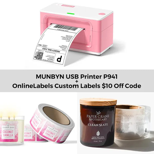 【MUNBYN Day Exclusive】Thermal Shipping Label Printer P941