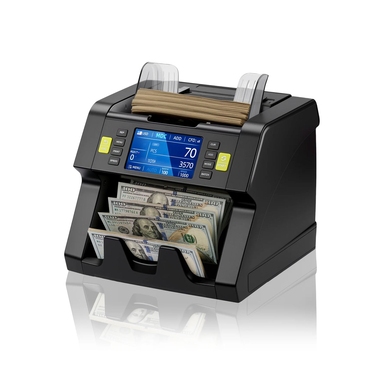 MUNBYN IMC21 Money Counter Machine Mixed Denomination