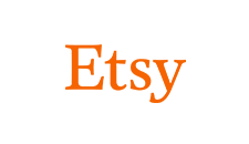 Etsy logo in orange on a white background