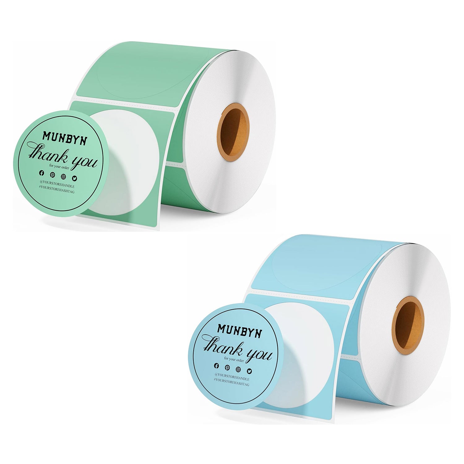 MINYYUNY] Circle Label Color Round Circle Sticker