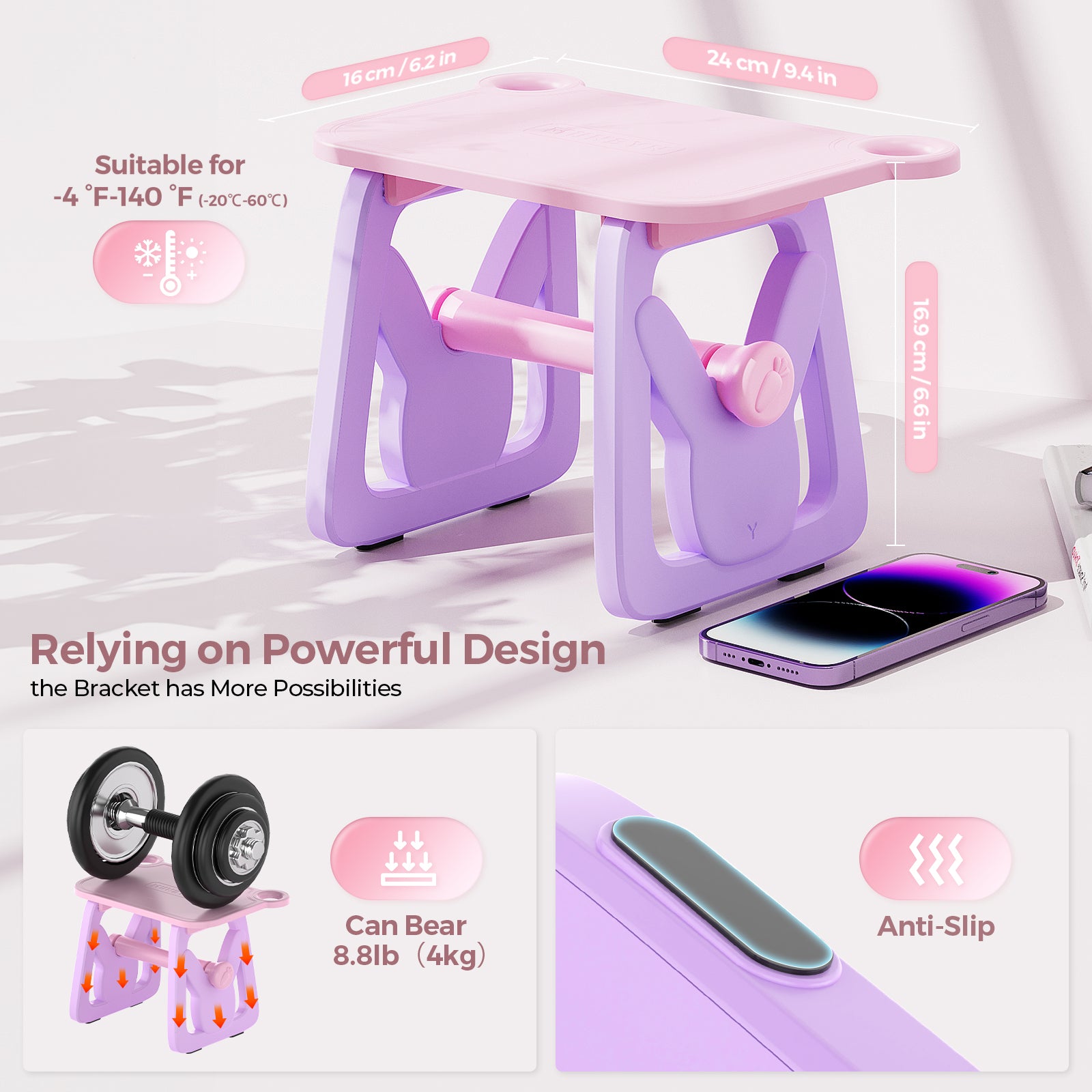 MUNBYN ILH02 Label Holder for label printer accessories, shown in a close-up image of the transparent plastic holder.