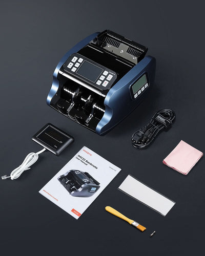 MUNBYN IMC22 Mixed Denomination Money Counter with Dual Display
