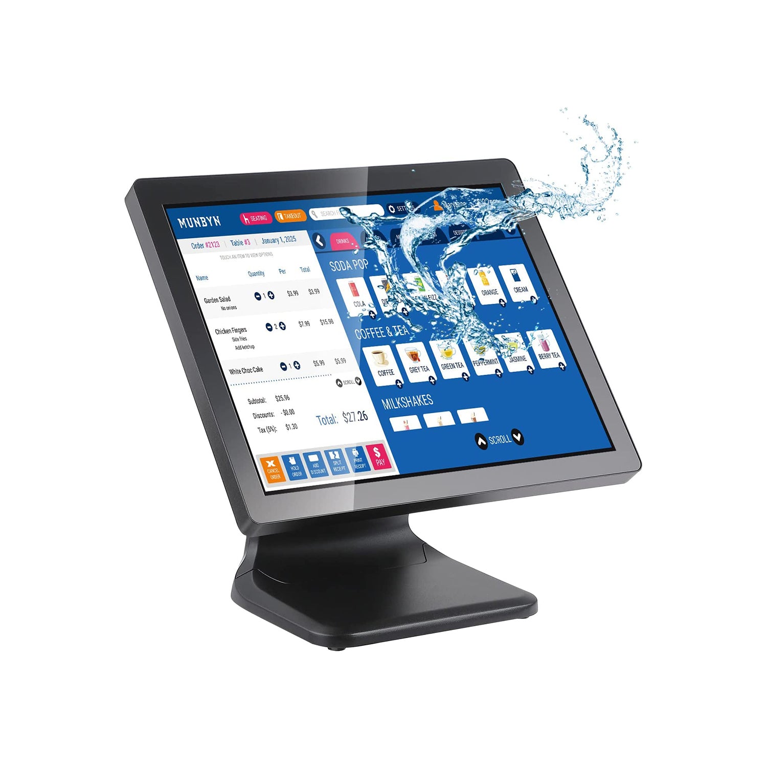 MUNBYN IPTS001 17 Inch POS Touch Screen Monitor