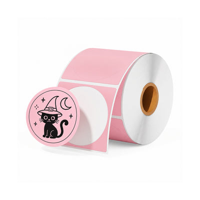 MUNBYN 2" Circle Thermal Labels for Product, Logo and Multi-Purpose Stickers, 750/Roll