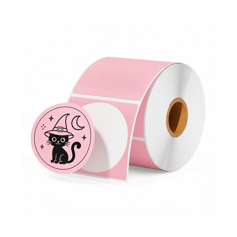 MUNBYN 2" Circle Thermal Labels for Product, Logo and Multi-Purpose Stickers, 750/Roll