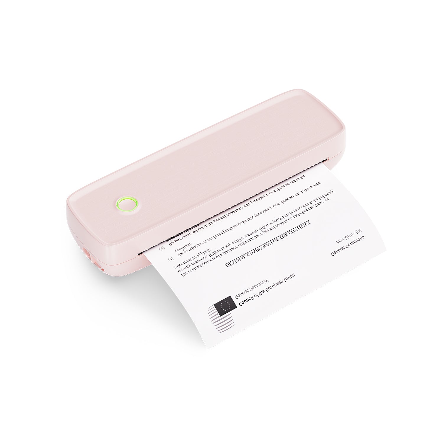 MUNBYN ITP04 Inkless A4 Portable Wireless Printer - Pink