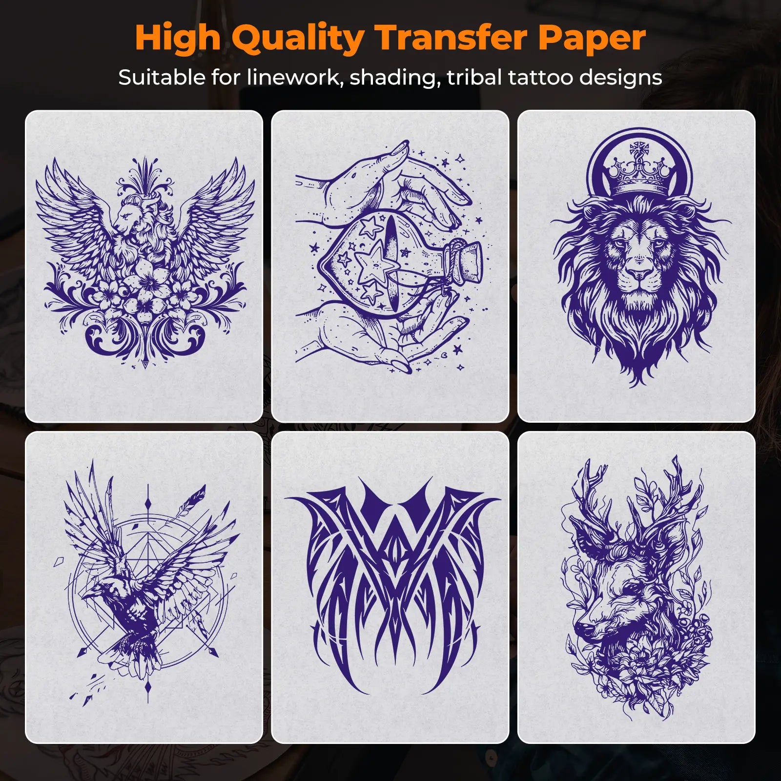 MUNBYN A4 Tattoo Transfer Paper - 100 Sheets – MUNBYN munbyn-a4-tattoo-transfer-paper-100-sheets-munbyn