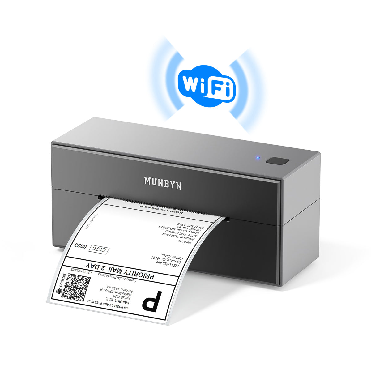 MUNBYN RealWriter 129 Wireless Shipping Label Printer