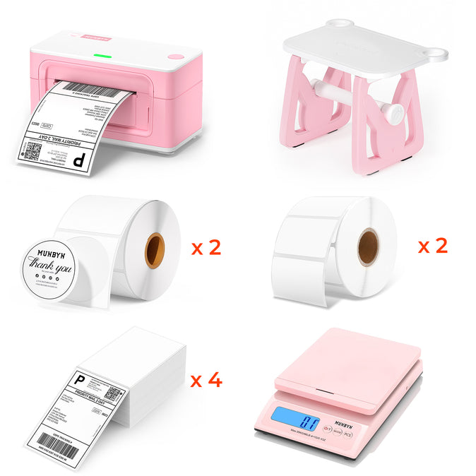 MUNBYN RealWriter 941B Bluetooth Thermal Label Printer Kit