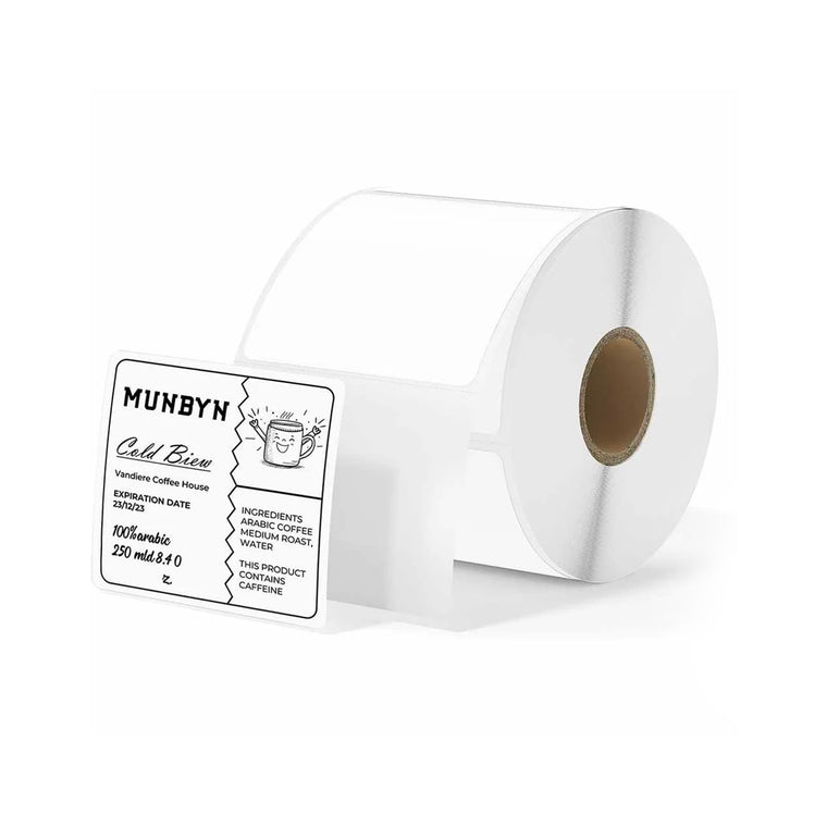 MUNBYN 2" x 2" Square Thermal Labels for Product and Packaging Stickers