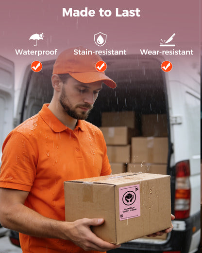 Munbyn 4"x3" Generic Rectangle Series Thermal Labels (500/Roll)