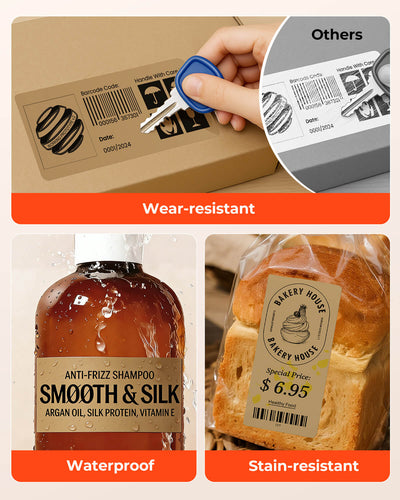 4" x 2"  Rectangle Labels