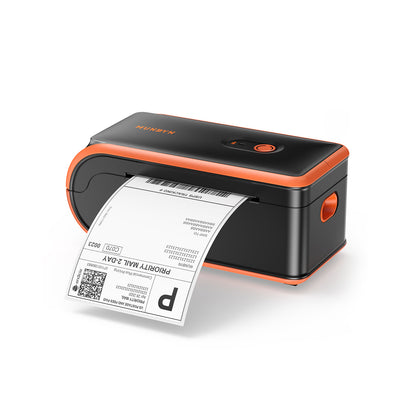 MUNBYN MC240 Bluetooth Thermal Label Printer with Built-in Paper Bin & Battery