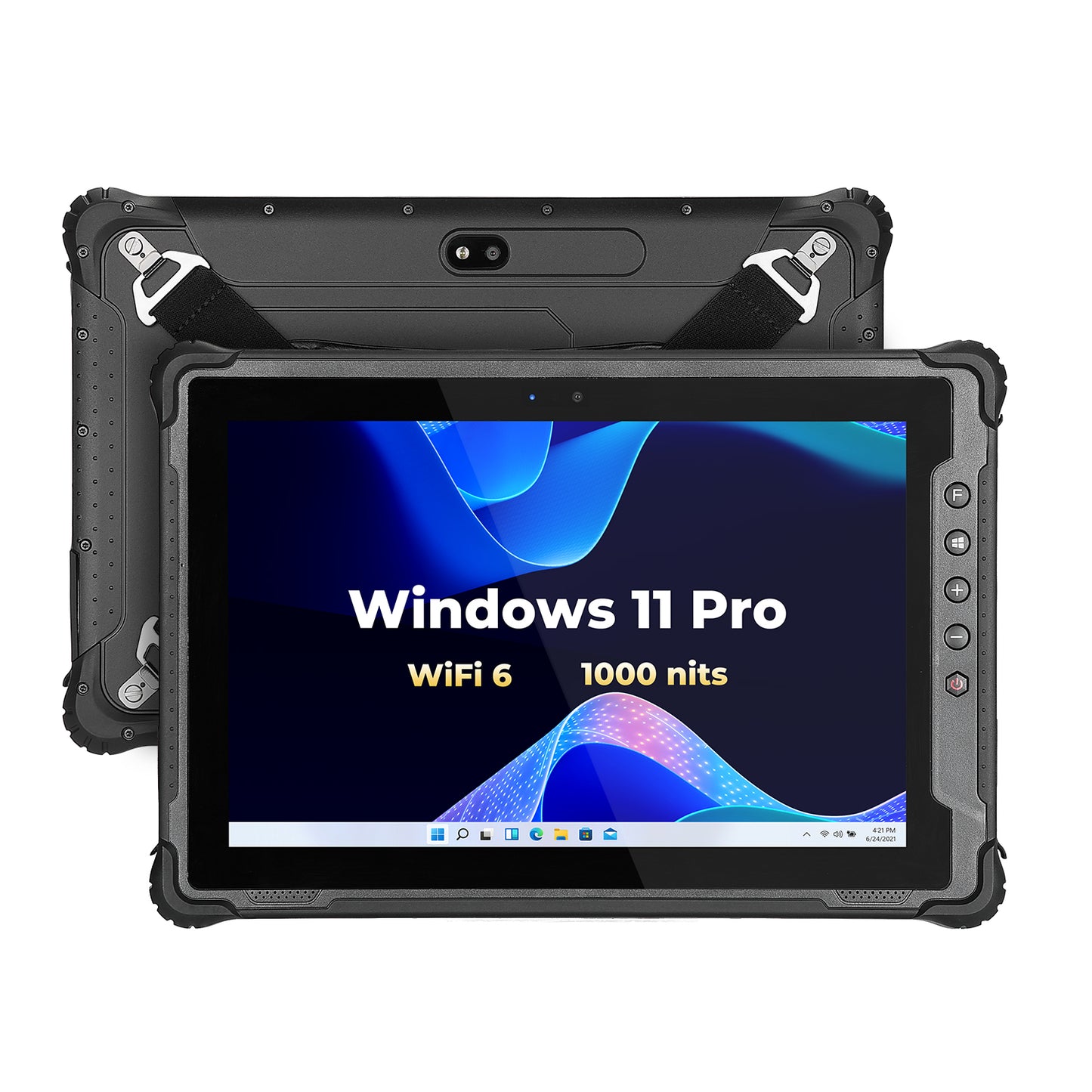 MUNBYN IRT12 Windows 11 Pro Wi-Fi 6 1000nit Rugged Windows Tablet